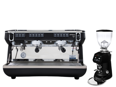 Nuova Simonelli Appia Life + Fiorenzato F64 Evo Dark-T Bundle