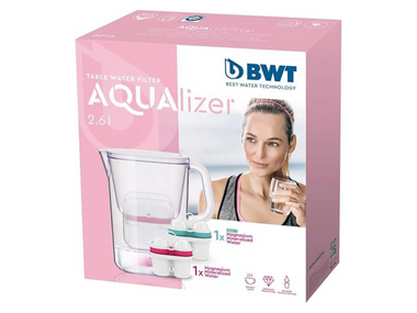 AQUAlizer Water Filter with 1 Magnesium Filter and 1 Zinc Filter