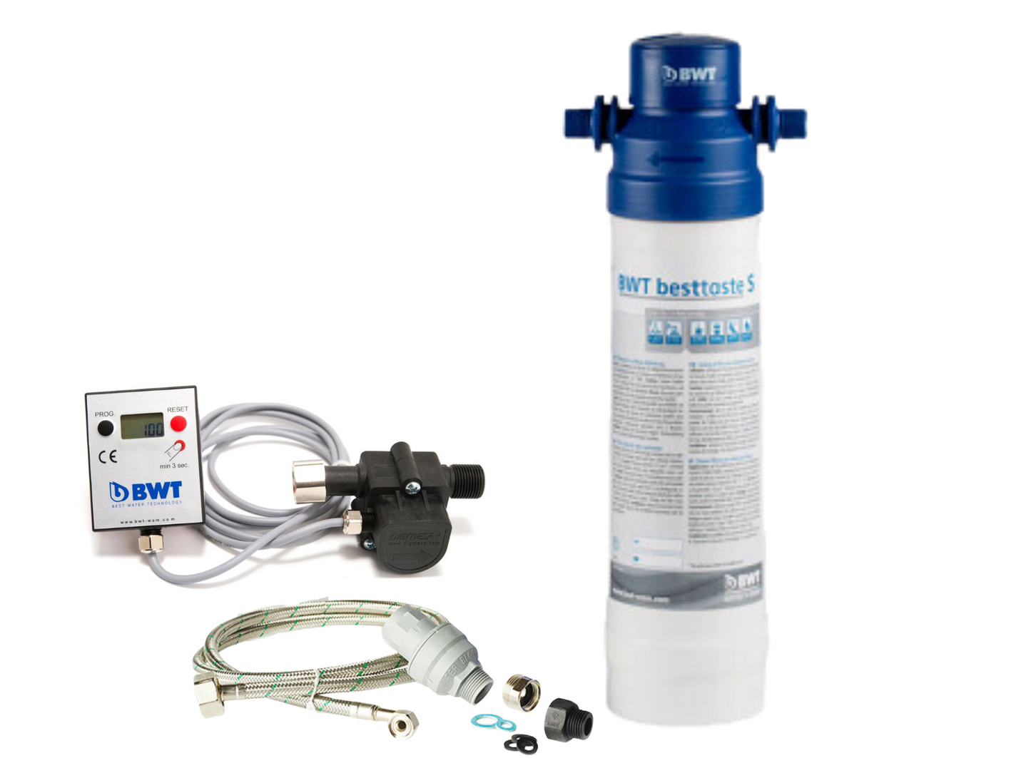 BWT BESTMAX CARTRIDGE S + BWT BESTHEAD + Hose Install Kit Bundle | Pro Coffee Gear