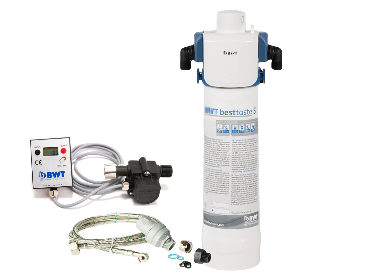 BWT BESTMAX CARTRIDGE S + BWT BESTHEAD + Hose Install Kit Bundle | Pro Coffee Gear