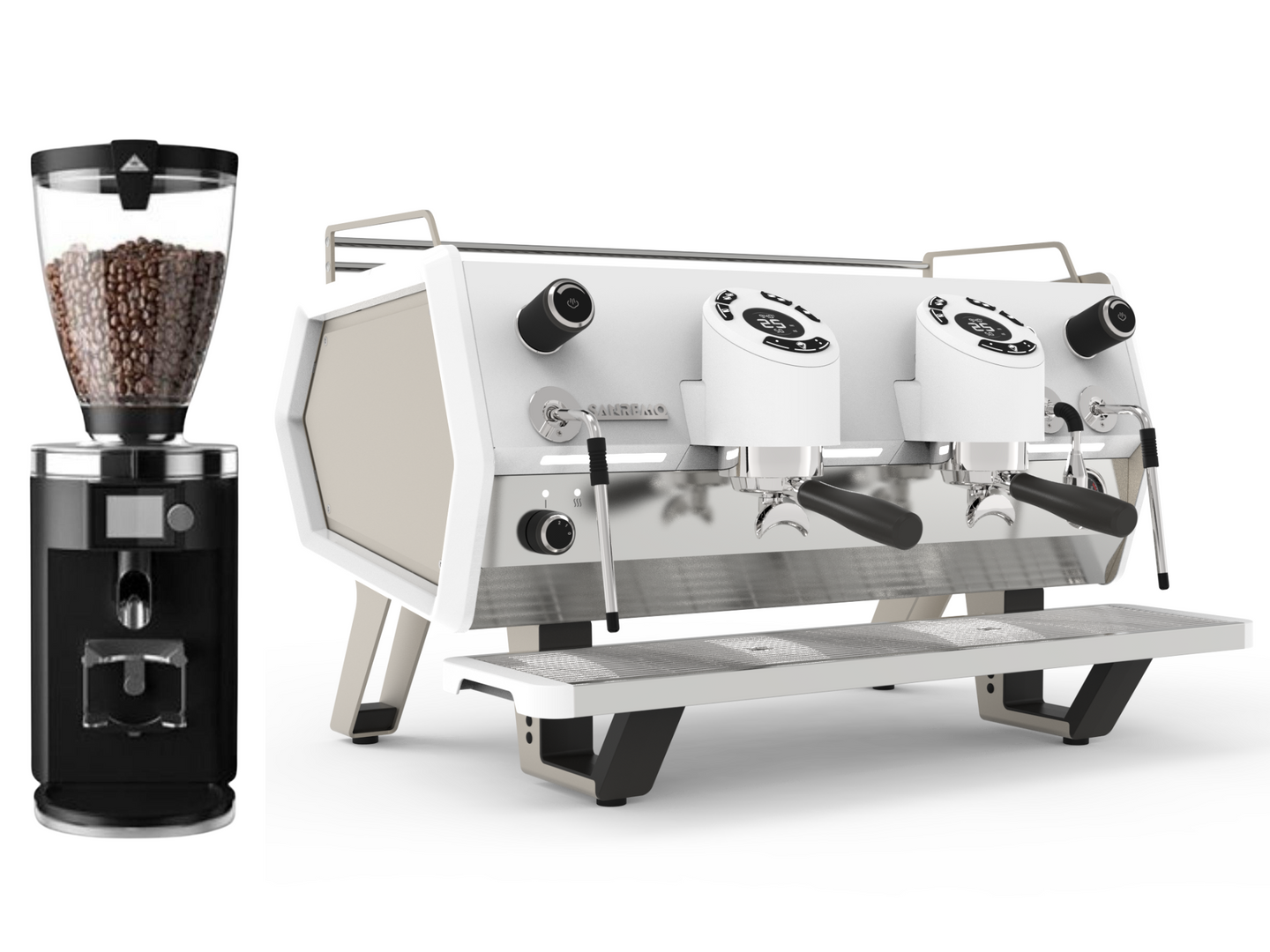 Sanremo D8 Pro Espresso Machine + Mahlkinig E65S Grinder | Pro Coffee Gear