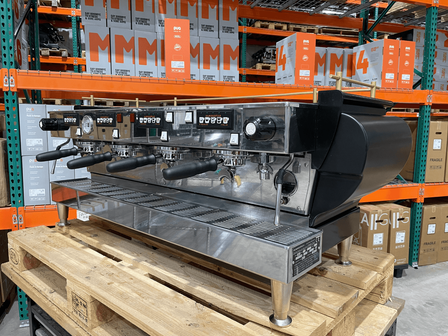 La Marzocco FB70 4 Group Black Espresso Machine | Pro Coffee Gear