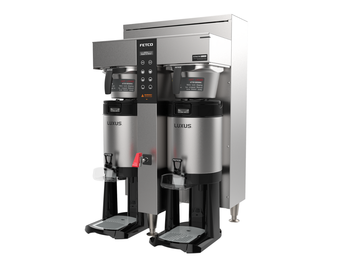 Fetco CBS-1252 Plus Series 1.5 Gallon Twin-Station Coffee Brewer | Pro Coffee Gear