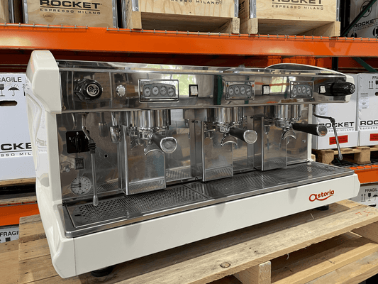 Astoria Forma 3 Group White Renewed Commercial Espresso Machine | Pro Coffee Gear