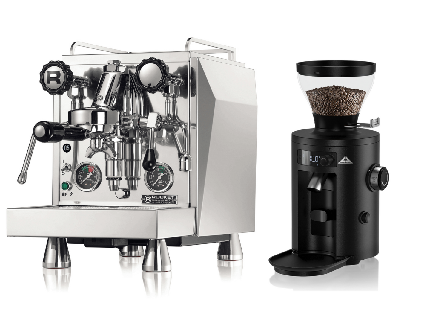 Rocket GIOTTO CRONOMETRO R Espresso Machine + Mahlkonig X54 BUNDLE - Pro Coffee Gear