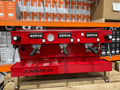 La Marzocco LINEA CLASSIC 3 Group Red Renewed Espresso Machine | Pro Coffee Gear