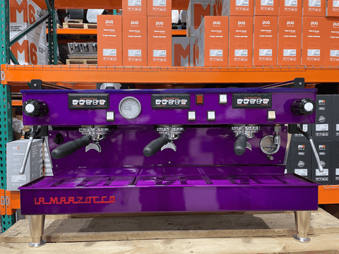 La Marzocco Linea Classic 3 Group Purple Renewed Espresso Machine | Pro Coffee Gear