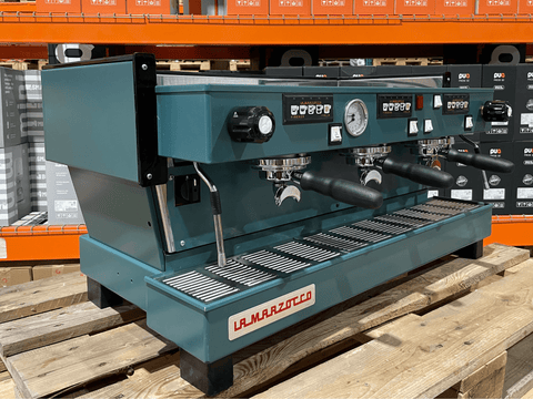 La Marzocco Linea Classic 3 Group Turquoise Renewed Espresso Machine | Pro Coffee Gear