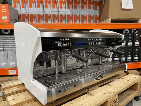 Wega Polaris Xtra 3 Group White Renewed Espresso Machine | Pro Coffee Gear