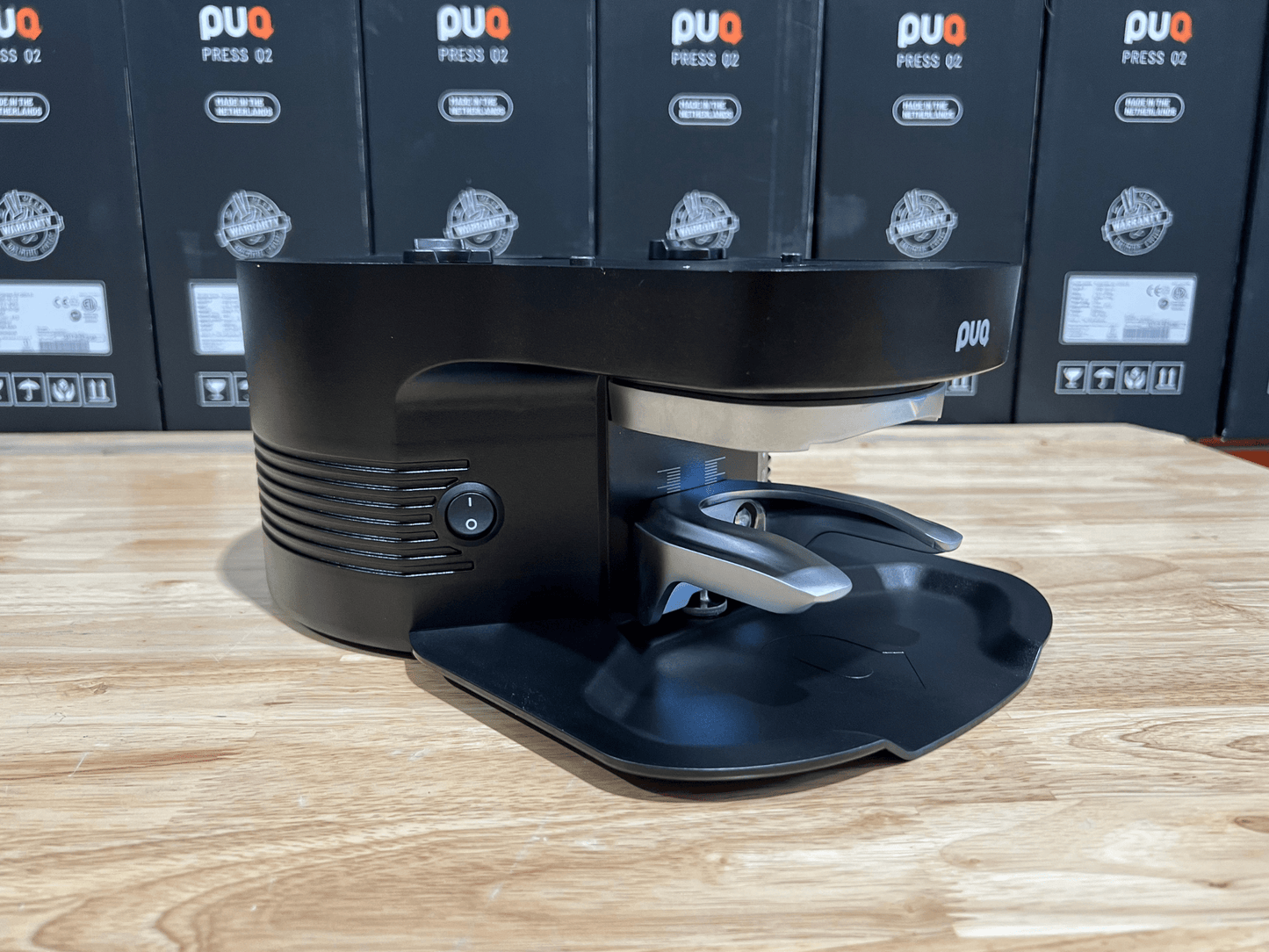Puq Gen 5 M5 Demo Automatic Coffee Tamper - Pro Coffee Gear