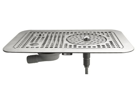 Krome Pitcher Rinser Sink Reccessed-300mm | Pro Coffee Gear