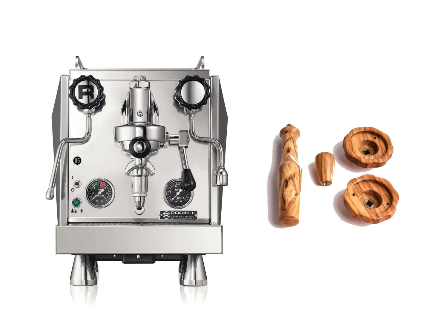 Rocket エスプレッソマシン Giotto Cronometro R-JP Rocket Espresso Giotto Cronometro R Espresso Machine – Whole