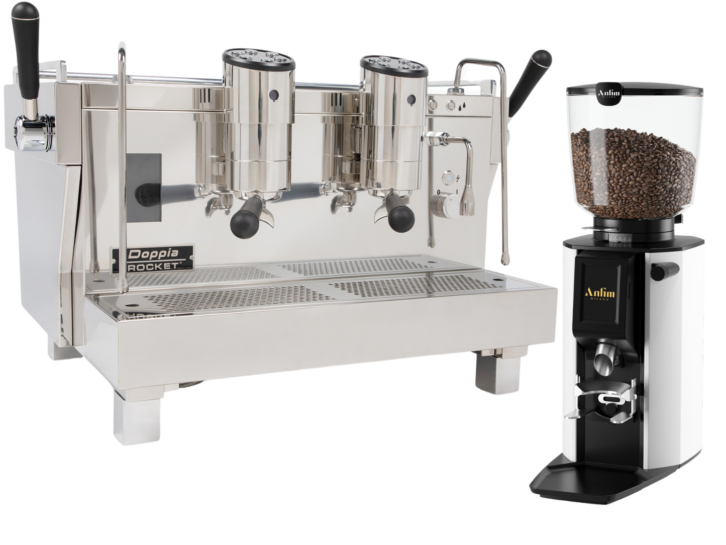 Rocket RE Doppia + Anfim Luna Bundle | Pro Coffee Gear