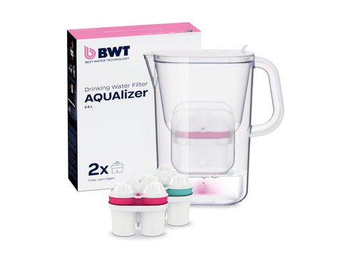 AQUAlizer Water Filter with 1 Magnesium Filter and 1 Zinc Filter