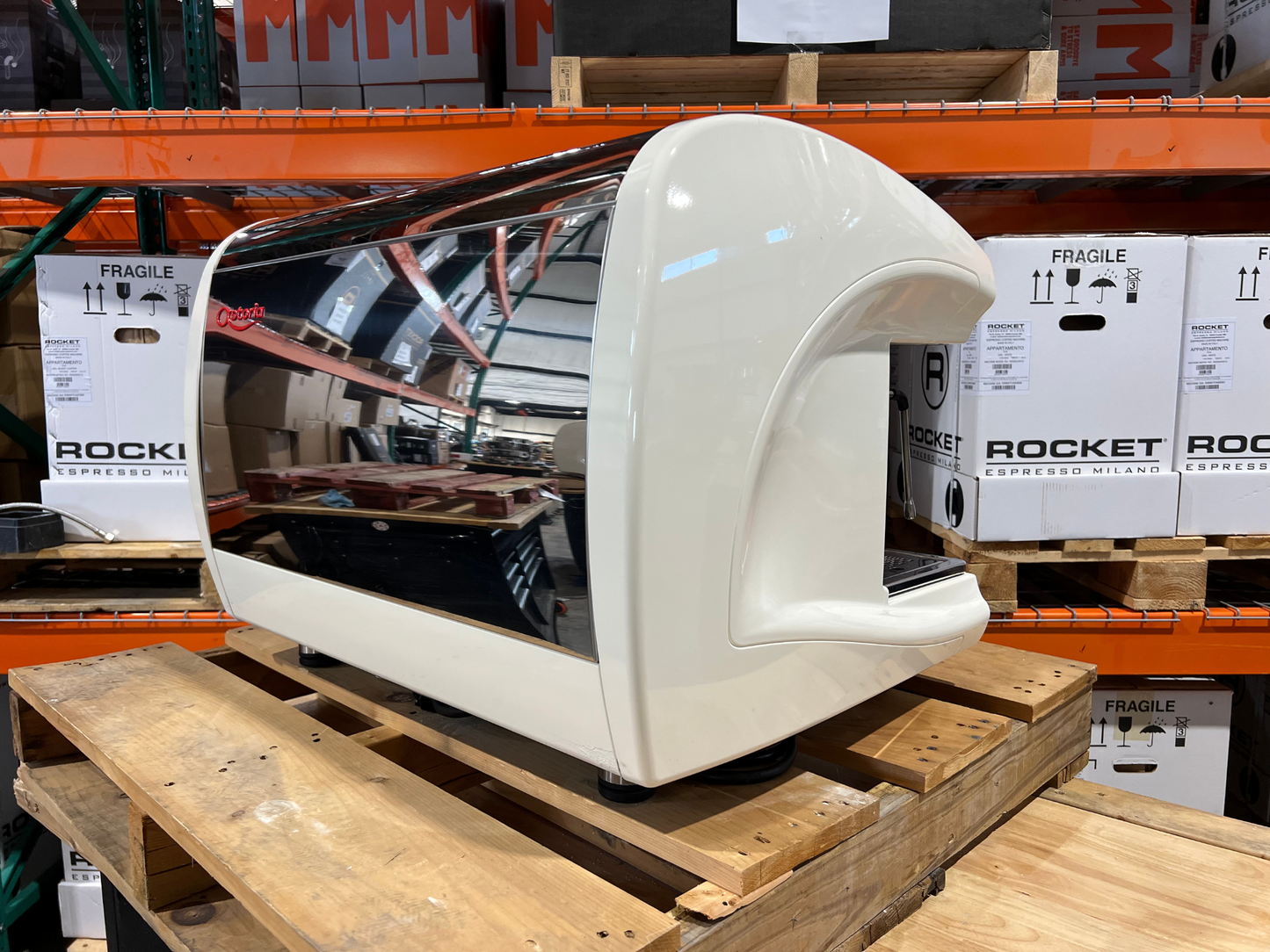 Astoria Forma 2 Group White Renewed Commercial Espresso Machine | Pro Coffee Gear