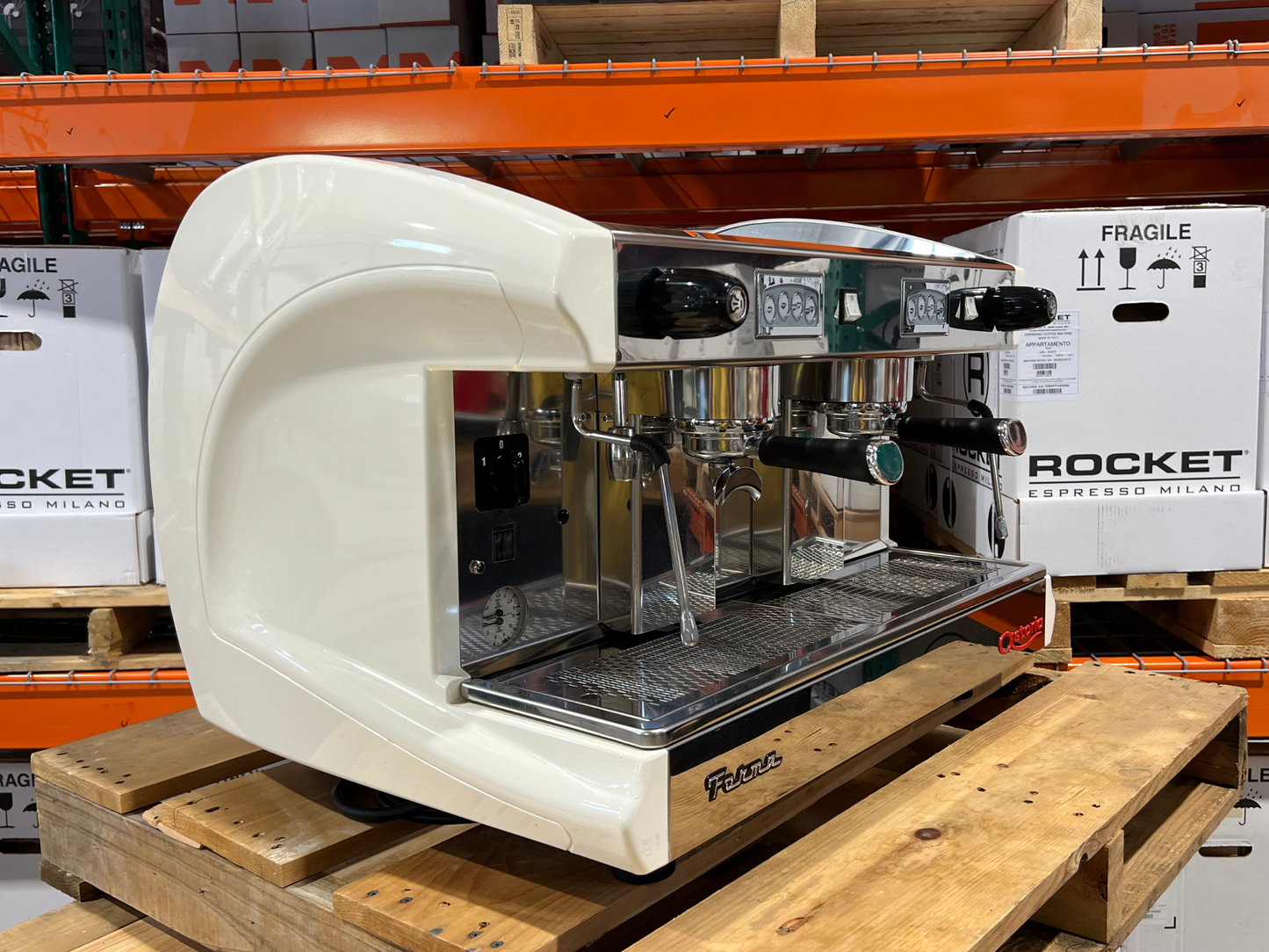 Astoria Forma 2 Group White Renewed Commercial Espresso Machine | Pro Coffee Gear