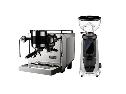 Bundle: Rocket Bicocca Espresso Machine + Fiorenzato AllGrond Sense Grinder | Pro Coffee Gear