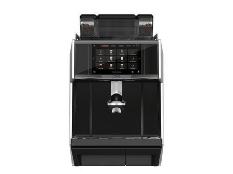 CAYE Smart X 1-Step Super Automatic Espresso Machine, Silver, front view