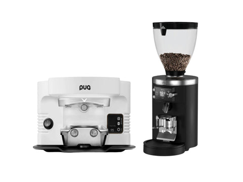 Mahlkonig E80 Grind by Weight with Sync Grinder + Puq M5 Tamper - Pro Coffee Gear