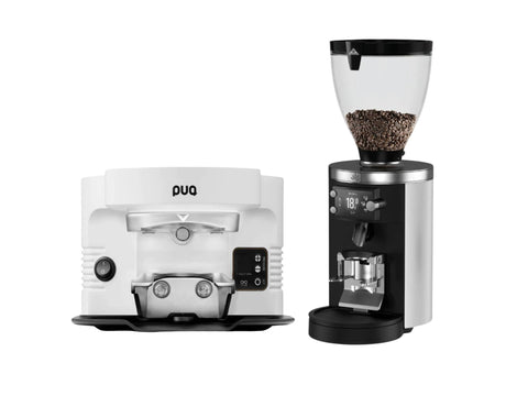 Mahlkonig E80 Grind by Weight with Sync Grinder + Puq M5 Tamper - Pro Coffee Gear