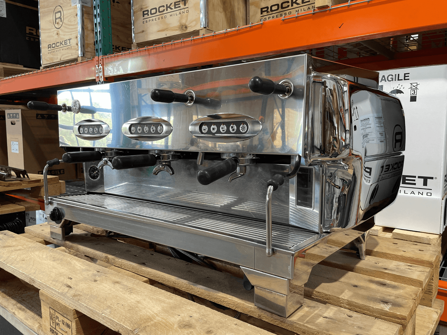 La San Marco 80E 3 Group Commercial Espresso Machine - Pro Coffee Gear