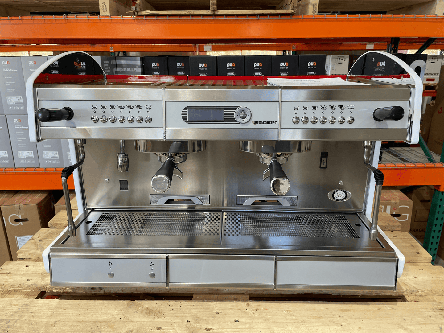 Wega Concept Red 2 Group Renewed Espresso Machine - Pro Coffee Gear