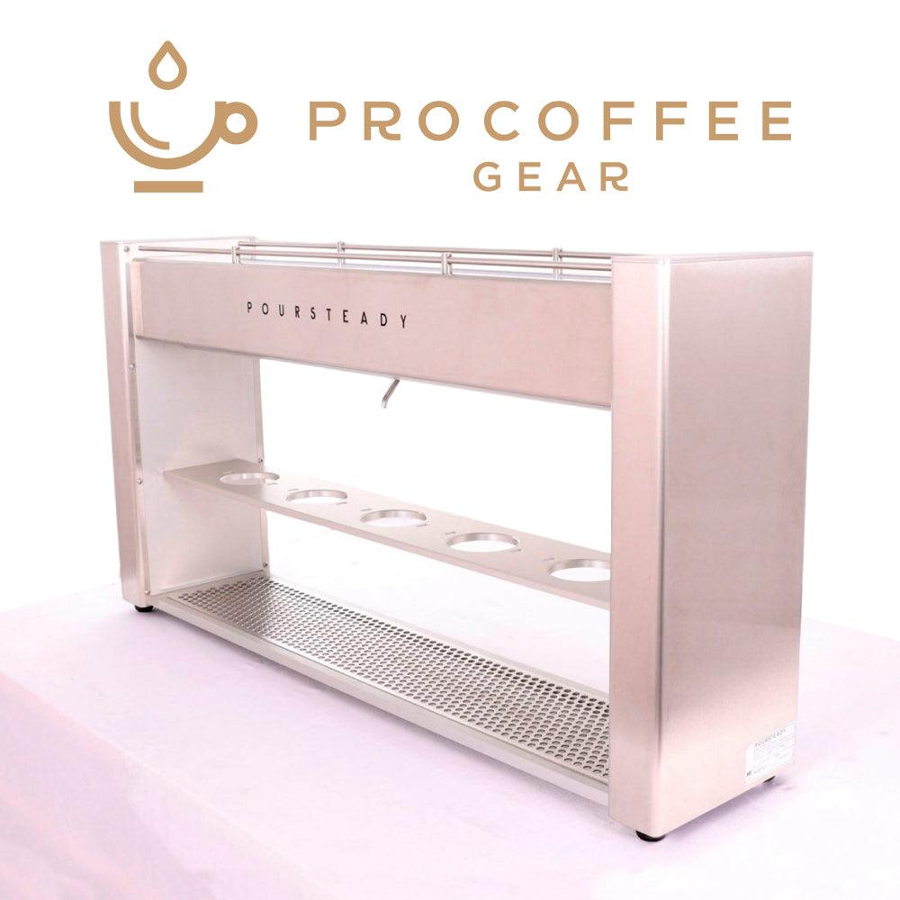 Pour-over coffee Ebay Poursteady 5 cup chrome station machine